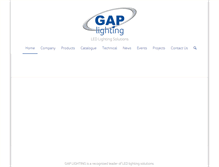 Tablet Screenshot of gaplighting.co.uk